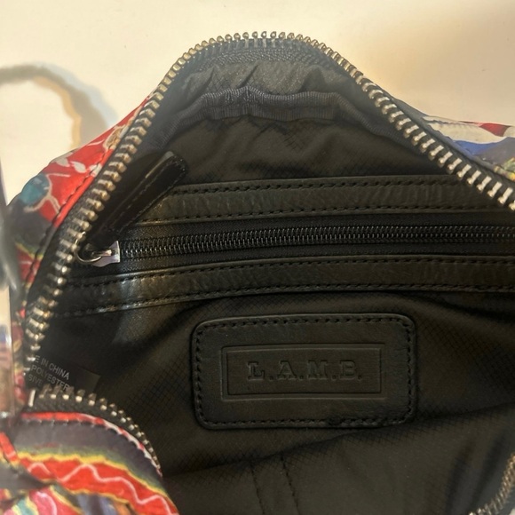 LAMB African Shell and Mahi Print Crossbody Messenger Bag - Picture 2 of 4